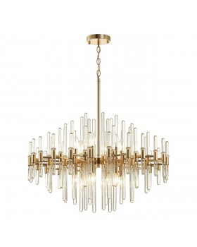 4988/12 HALL ODL22 451 золотой/стекло Люстра E14 12*40W STIKA-foto6