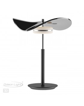 4859/10TL L-VISION ODL_EX21 67 никель/черный/стекло Настольная лампа LED 1*10W 3500K FLUENT-foto5