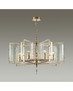 4878/7 MODERN ODL_EX22 93 золотой/прозрачный/стекло Люстра E27 7*60W ELEGANTE-foto4