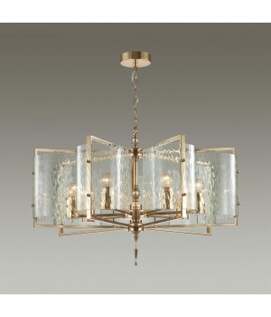 4878/7 MODERN ODL_EX22 93 золотой/прозрачный/стекло Люстра E27 7*60W ELEGANTE-foto4