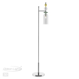 4893/1F CLASSIC ODL_EX22 69 хром/раноцветн./керамика/стекло Торшер E14 1*40W 4893/1F BIZET-foto5