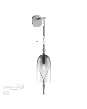 4882/1W NEO ODL_EX22 61 серебристый/дымчатый/стекло Бра с выкл. E14 1*40W BELL-foto5