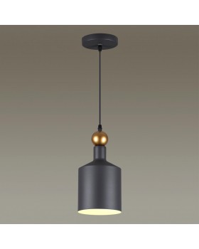 4085/1 PENDANT ODL19 361 темн.серый/золотой Подвес Е27 1*40W 220V BOLLI-foto4