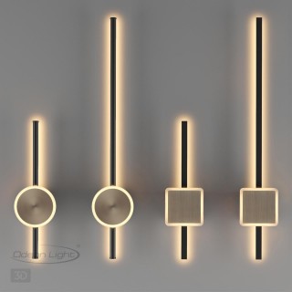 4257/12WL HIGHTECH ODL21 127 черн/бронза/металл Настен.светильник IP20 LED 12W 764Лм 3000K STILO-foto5