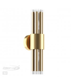 4786/2W HALL ODL21 456 золото/металл/стекло Бра E14 2*40W VIKETA-foto5