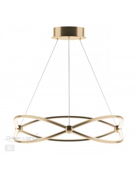 4730/43L L-VISION ODL20 219 золотой/прозрачный Люстра LED 4000K 43W 220V LESLA-foto4