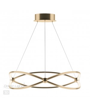 4730/43L L-VISION ODL20 219 золотой/прозрачный Люстра LED 4000K 43W 220V LESLA-foto4