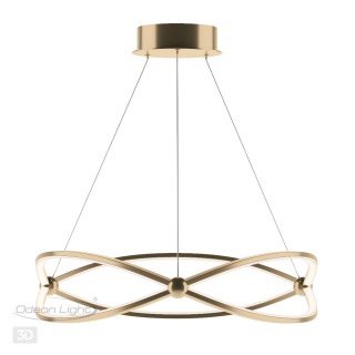 4730/43L L-VISION ODL20 219 золотой/прозрачный Люстра LED 4000K 43W 220V LESLA-foto4