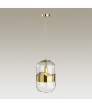 4814/1 PENDANT ODL21 290 прозрачный/бронзовый Подвес E27 1*60W APILE-foto4