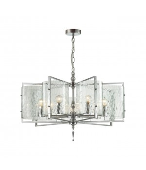 4888/7 MODERN ODL_EX22 93 хром/прозрачный/стекло Люстра E27 7*60W ELEGANTE-foto6