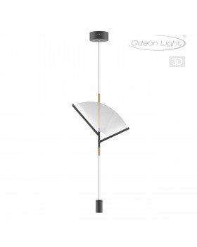 4651/7L L-VISION ODL20 7 черный/золотой/прозрачный Подвес LED 7W 220V VENTA-foto5