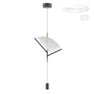 4651/7L L-VISION ODL20 7 черный/золотой/прозрачный Подвес LED 7W 220V VENTA-foto5