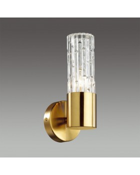 4841/1W HALL ODL21 477 золото/металл/стекло Бра E14 1*40W SABANO-foto4