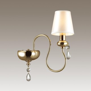 4723/1W CLASSIC ODL20 453 золотой/белый Бра E14 1*40W 220V MEKI-foto3