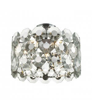 4973/5C HALL ODL22 373 хром/хрусталь Люстра потолочная E14 5*40W TOKATA-foto4