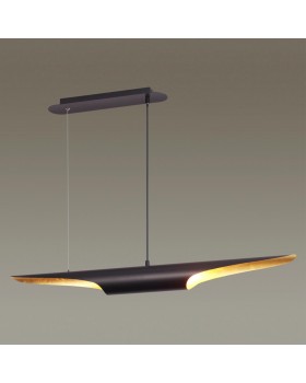 3816/50BG HIGHTECH ODL20 191 черн/золот/мет Подвесной свет-к GU10 LED 2*12W 220V WHITNEY-foto10