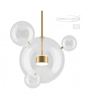 4640/12LA L-VISION ODL20 329 золотой/прозрачный Подвес LED 4000K 12W 220V BUBBLES-foto5