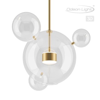 4640/12LA L-VISION ODL20 329 золотой/прозрачный Подвес LED 4000K 12W 220V BUBBLES-foto5