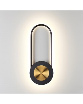 4338/16WL HIGTECH ODL22 179 черный/золото/металл Настенный светильник IP20 LED 16W 998Лм 3000K TINA-foto4