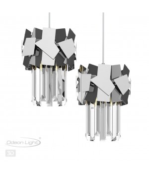 4811/1 HALL ODL21 479 хром/хрусталь Подвес E14 1*40W STALA-foto5