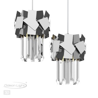 4811/1 HALL ODL21 479 хром/хрусталь Подвес E14 1*40W STALA-foto5