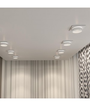 370785 SPOT NT21 292 белый Светильник встраиваемый влагозащищенный IP44 GU10 9W 220V WATER-foto3