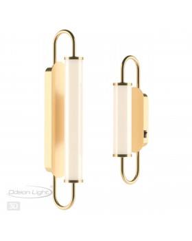 4270/10WL MODERN ODL21 519 бел/зол Настенный светильник выкл на базе LED 10W 800Лм 3000К PONTE-foto5