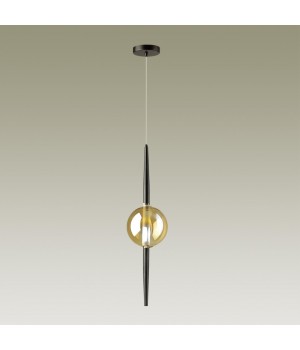 4684/1 PENDANT ODL20 357 черный/янтарный Подвес G9 5W 220V LAZIA-foto4
