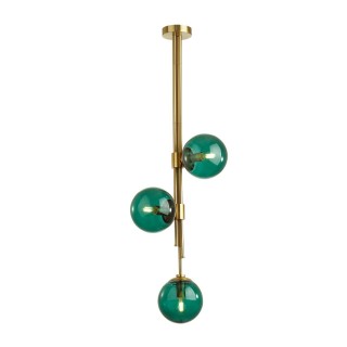 4800/3 PENDANT ODL21 341 бронзовый/изумрудный Подвес E14 3*60W BRAZERI-foto6