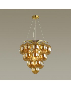 4812/6 MODERN ODL21 345 янтарный/бронзовый Люстра E14 6*40W GRAPE-foto3