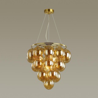 4812/6 MODERN ODL21 345 янтарный/бронзовый Люстра E14 6*40W GRAPE-foto3