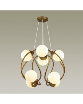 4808/8 MODERN ODL21 341 золотой/белый Люстра G9 8*40W SLOTA-foto4