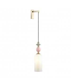 4861/1WA CLASSIC ODL_EX21 73 золото/разноцветн./керамика/стекло Бра E14 1*40W CANDY-foto6