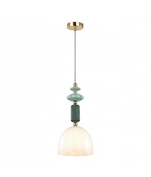 4861/1C CLASSIC ODL_EX21 75 золото/разноцветн./керамика/стекло Подвес E14 1*40W CANDY-foto6