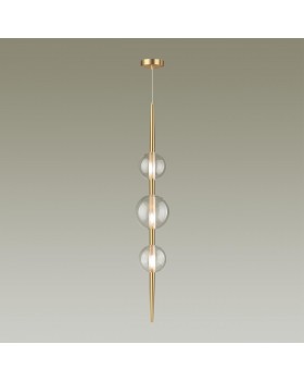 4981/3 PENDANT ODL22 356 бронзовый/прозрачный/стекло Подвес G9 3*5W LAZIA-foto4