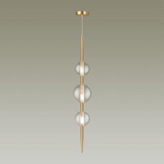 4981/3 PENDANT ODL22 356 бронзовый/прозрачный/стекло Подвес G9 3*5W LAZIA-foto4