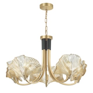 4870/5 HALL ODL_EX22 49 золотой/чёрный/стекло Люстра E14 5*40W VENTAGLIO-foto7