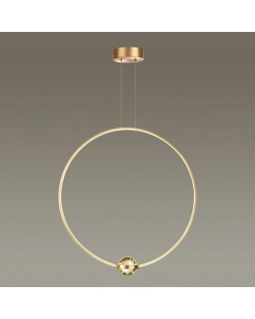 4336/27L L-VISION ODL22 155 брашированное золото/металл Подвесной светильник IP20 LED 27W 2230Лм 4000K GOTA-foto4