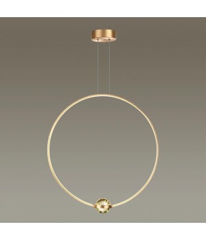 4336/27L L-VISION ODL22 155 брашированное золото/металл Подвесной светильник IP20 LED 27W 2230Лм 4000K GOTA-foto4