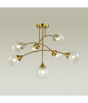 4558/7C MODERNI LN21 074 латунь Люстра потолочная E14 7*40W 220V YOKO-foto3