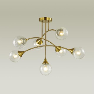 4558/7C MODERNI LN21 074 латунь Люстра потолочная E14 7*40W 220V YOKO-foto3