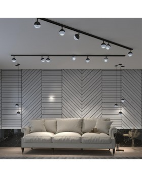 370814 SPOT NT22 231 черный Светильник встраиваемый, длина провода 2м IP20 GU10 9W 220V GARN-foto3