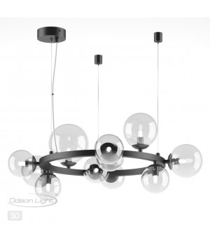 4818/11 MODERN ODL21 393 черный/прозрачный Люстра G9 11*40W TOVI-foto5