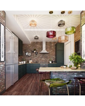 4782/1 PENDANT ODL21 345 бордовый/бронзовый Подвес E27 60W BINGA-foto3