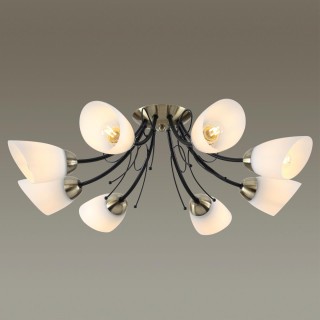 4592/8C COMFI черный, бронза Люстра Потолочная E27 8*40W 220V ELIANA.-foto3