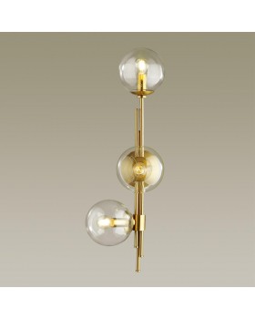 4799/3W PENDANT ODL21 341 бронзовый/прозрачный Бра с выкл. E14 3*60W BRAZERI-foto4