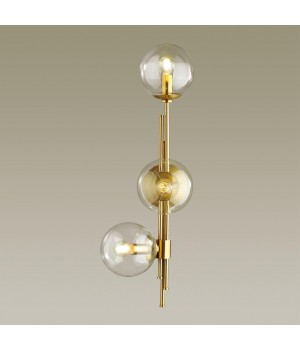 4799/3W PENDANT ODL21 341 бронзовый/прозрачный Бра с выкл. E14 3*60W BRAZERI-foto4