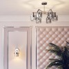 3716/6C MODERNI LN19 090 хром/дымчатый Люстра потолочная E27 6*60W 220V VALARIE