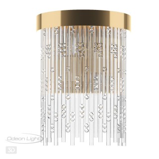 4848/2W HALL ODL21 467 золото/стекло Бра E14 2*40W REFANO-foto5