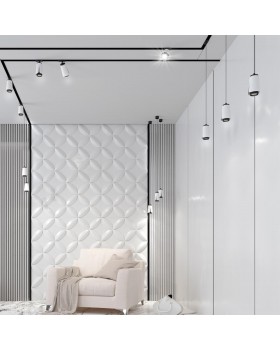 370837 PORT NT22 083 белый Светильник трековый однофазный трехжильный IP20 GU10 9W 220V TULIP-foto11